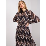 Italy Moda Dress-DHJ-SK-15177.06P-black-beige | Shoptok.si
