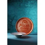 tanjir za picu recipe collection brick red, crvena, ⌀310mm