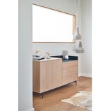 Teulat Svjetlosmeđe-plava komoda Valley, širina 150 cm | shoptok.hr