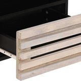 vidaXL Nočna omarica 40x33x46 cm trden beljen mangov les | Shoptok.si