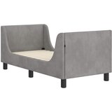  Okvir kreveta za malu djecu s naslonom Svjetlosiva 70 x 140 cm | shoptok.hr