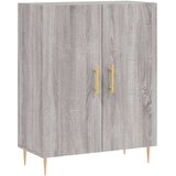 vidaXL Visoka komoda siva sonome 69 5x34x180 cm od konstruiranog drva | shoptok.hr