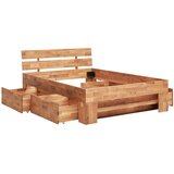 Livetastic postelja s predalom 140 cm x 200 cm , barve hrasta | Shoptok.si