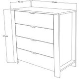 Hanah home komoda duru 1600 31 white