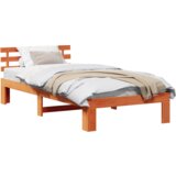  Konstrukcija postelje Rjava 80 x 200 cm Trden borov les, (5000023026) | Shoptok.si