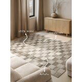 Vikosa Kremno bela ročno tkana volnena preproga 120x180 cm Boho 1.0 Quadra – | Shoptok.si