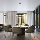 Thoro Črna aluminijasta LED viseča svetilka ø 78 cm RIO – | Shoptok.si