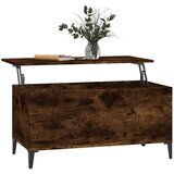 vidaXL Stolić za kavu boja hrasta 90 x 44,5 x 45 cm konstruirano drvo | shoptok.hr