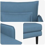  Preveliki šezlong Plava Baršunasta tkanina - Plava 71 cm | shoptok.hr
