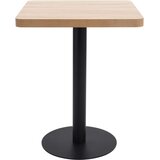 Bistro stol svjetlosmeđi 60 x 60 cm MDF | shoptok.hr