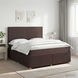  Boxspring krevet s madracem Tamno smeđa 180 x 200 cm Tkanina Cijene