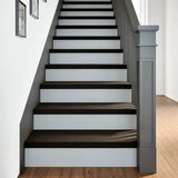 vidaXL podloge za stopnice 12 kosov rjave 80x30x2 cm trdna hrastovina | Shoptok.si