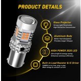  AUXITO LED sijalice BA15S žute (amber) set od 2 komada BA15S-5KG26-Y2 | ePonuda.com