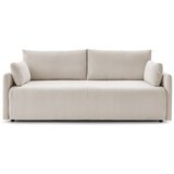 Bobochic Paris Bež sklopiva sofa od samta 211 cm Marcel – Cijene