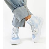 Gemre Blue high-top canvas sneakers Raissa | Shoptok.si