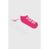 Hugo Čarape 2-pack za žene, boja: ružičasta