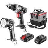 Graphite cordless tool set drill /driver, flashlight, bag, Energy+ 18V battery and charger Cijene