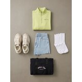 Sinsay Pamučna half-zip dukserica s vezenim natpisom | shoptok.hr