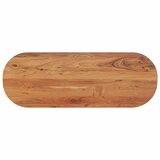 Stolna ploča 110x40x2,5 cm ovalna od masivnog drva bagrema | shoptok.hr