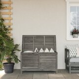 vidaXL Vrtna škatla za shranjevanje antracitna 99x49,5x58,5 cm jelka Cene