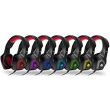 Connect IT CHP-5500-RD - LED gejmerske žične slušalice sa mikrofonom crne/crvene | Eponuda.com