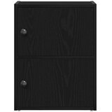  Regal za knjige crni hrasta 40x24x52 cm od konstruiranog drva | Eponuda.ba