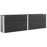  Povišena vrtna gredica 200 x 100 x 91 cm WPC siva | shoptok.hr