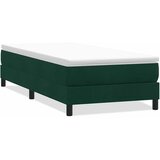 Box Spring krevet bez madraca tamnozeleni 80x210 cm baršun | Eponuda.com