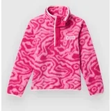 Helvetia II Printed Snap Kids Half-Zip Pulover iz flisa guav pnk tpgltch / guv pnk