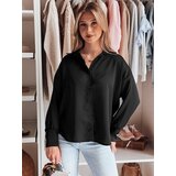DStreet Koszula damska one size oversize SATINIA czarna | Shoptok.si