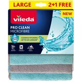 Vileda Krpe za čiščenje v kompletu 6 ks iz mikrovlaken Pro Clean – | Shoptok.si