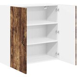 vidaXL Stenska kuhinjska omarica z vrati Dimljeni oreh 80 x 31 x 80 cm | Shoptok.si