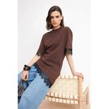 TRENDYOLMILLA Ženska majica TWOSS26TS00196, Braon | Eponuda.com