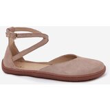Zazoo Women's Suede Ballet Flats Barefoot With Straps 191 Gray | Shoptok.si