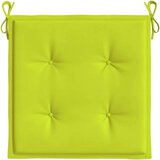 vidaXL Jastuci za vrtne stolice 6 kom zeleni 40 x 40 x 3 cm od tkanine | shoptok.hr