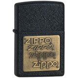 Zippo Upaljač Black Crackle, Crni Cene