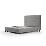 Hanah home Bračni krevet Deluxe 160 x 200 Grey Cene