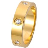  Prsten NO-17346 - zlato / 59 mm KP17346 | shoptok.hr
