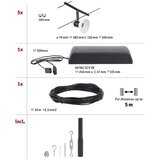 PAULMANN 94450 - Komplet 5x GU5,3/10W kompletan kabelski sistem SHEELA 230V crna | Eponuda.com