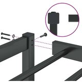 Metalni okvir za krevet crni 150x200 cm | shoptok.hr
