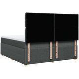  Krevet s oprugama i madracem tamnosivi 200 x 200 cm od tkanine | shoptok.hr