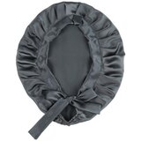 INF Nastavljiva svilena spalna kapa za dolge lase DarkGrey, (21685966) | Shoptok.si