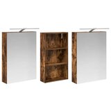 Komplet omaric za kopalnico s polico 3 pcs 140 x 14,5 x 70 cm, (5000246317) | Shoptok.si