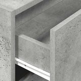 vidaXL Omara z 2 predaloma betonsko siva 60x31x40 cm inženirski les | Shoptok.si