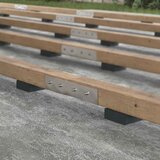  Gumenasti granulatni vanjski pod Crna 9 x 9 x 0,3 cm Guma | shoptok.hr