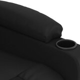 vidaXL Električni naslanjač črno umetno usnje | Shoptok.si
