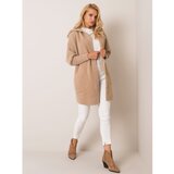 Fashion Hunters Beige alpaca hooded coat Cijene