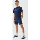4f Boys' Tracksuit Shorts - Navy Blue