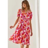 Bianco Lucci ženska haljina 592860251303, midi, roze Cene