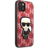 Karl Lagerfeld KLHCP13MPMNIKPI za iphone 13 6.1 rdeča zaščita - monogram ikonik | Shoptok.si